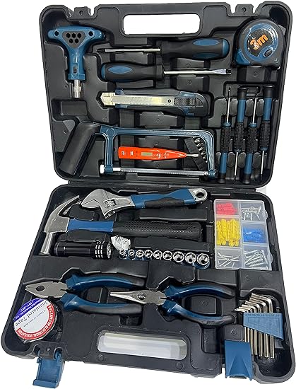 82 Pcs Home Repair Hand Toolbox